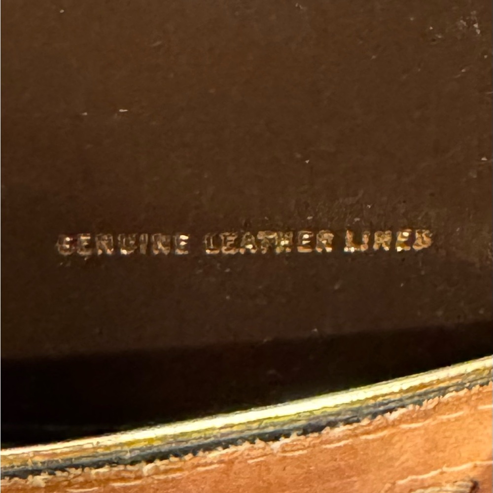 Macy's Classic Black Leather Shoulder Bag Circa 1950s - Picture 11 of 11